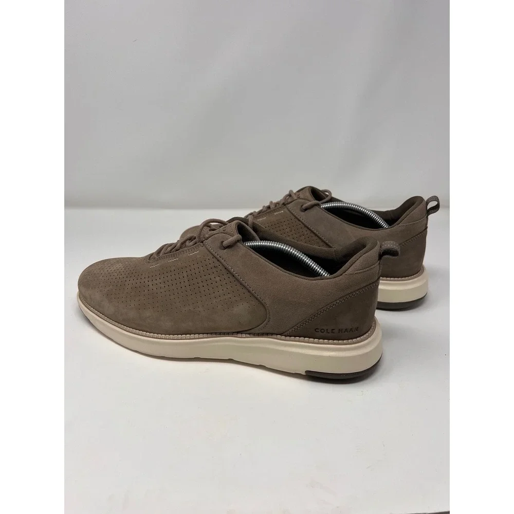 Cole Haan Men's Grand Atlantic Textured Lace Up Sneakers Mens 11.5M Brown EUC